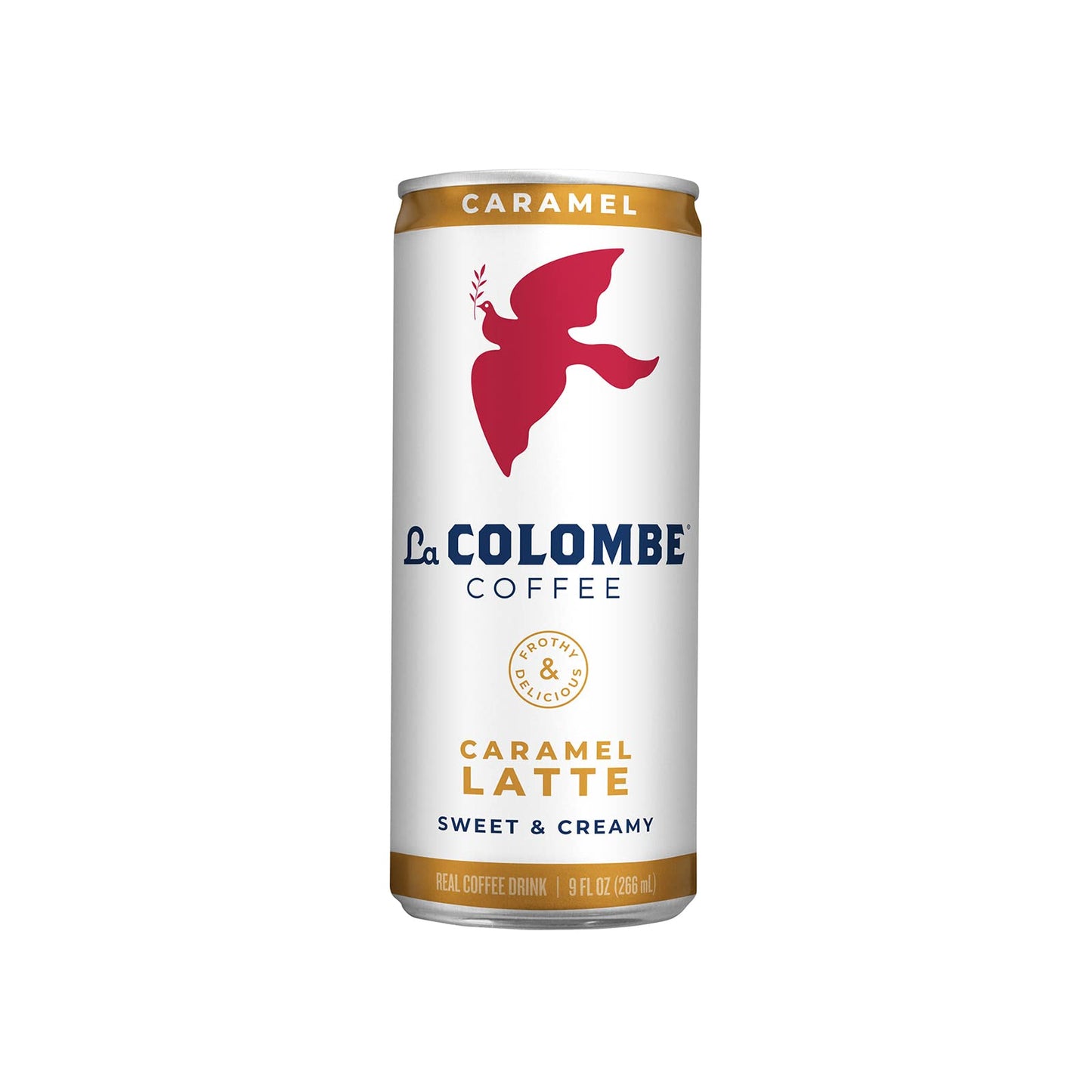 La Colombe Draft Latte 4 pack Caramel flavor canned sweet and creamy coffee drink