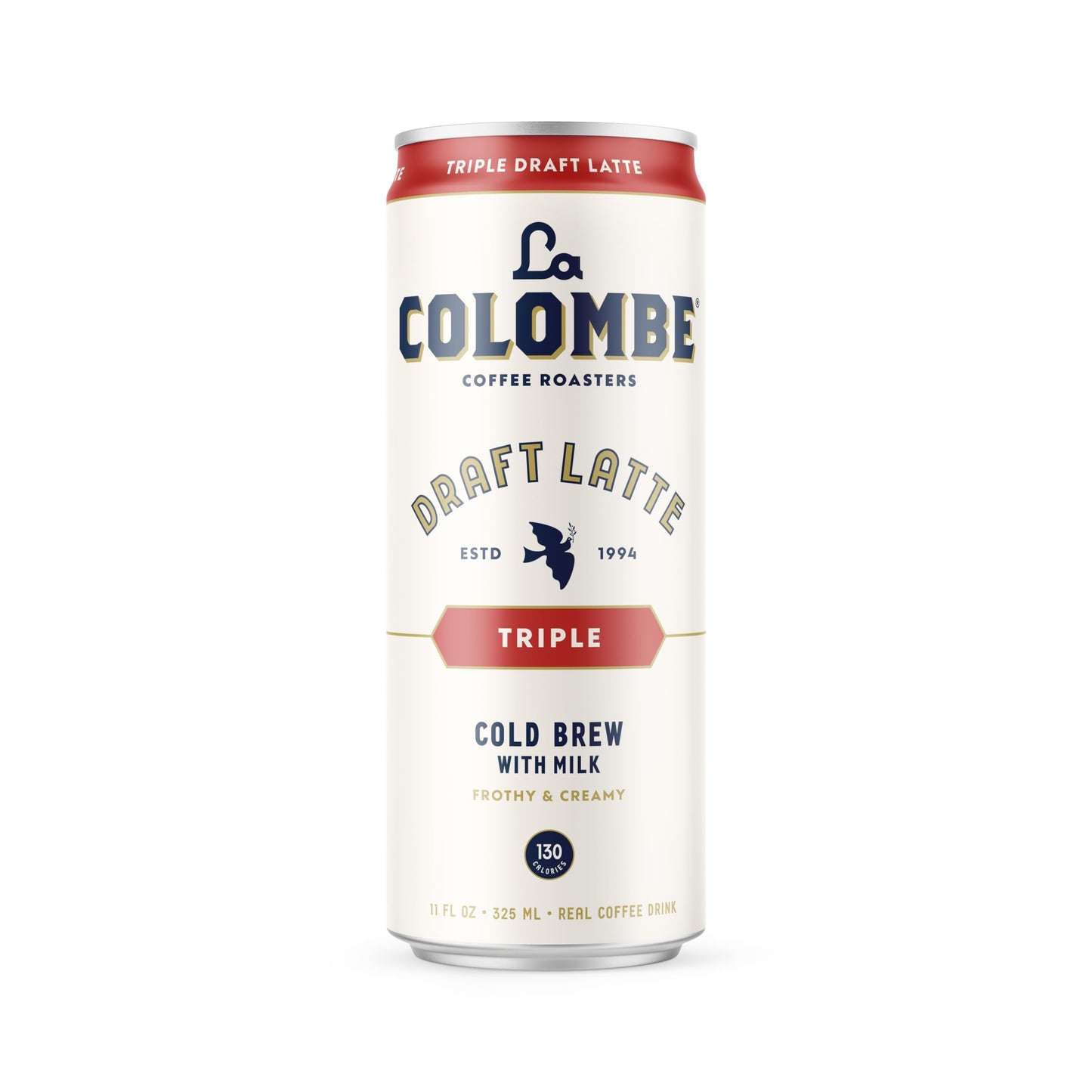 La Colombe Draft Latte 4 pack triple cold brew coffee with milk can by Savies