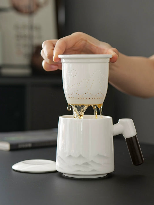 Tea Cup Tea Water Separation Office Cup Large Capacity Filter Tea