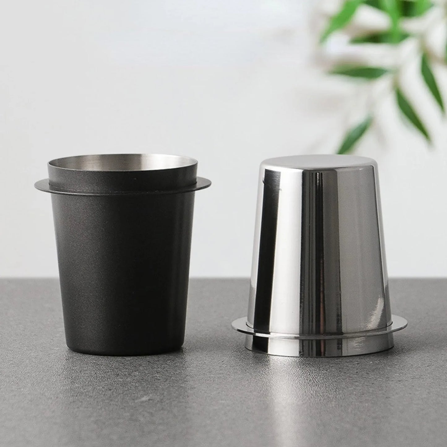 Coffee Dosing Cup Sniffing Mug for Espresso Machine Wear Resistant Stainless Steel Coffee Dosing Cup Drop Shipping 58/53/51mm