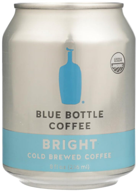 Blue Bottle Coffee Bright cold brewed coffee can for ready to drink cold brew 6 pack