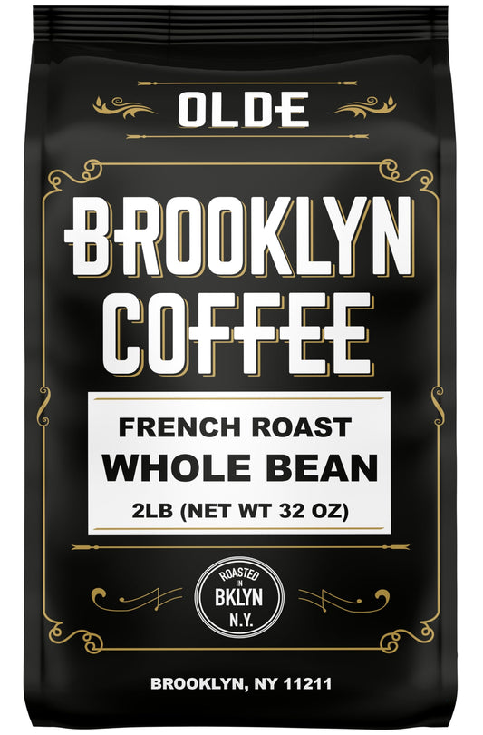 Savies Olde Brooklyn Coffee French Roast whole bean 2lb bag for Brooklyn coffee beans bulk purchase